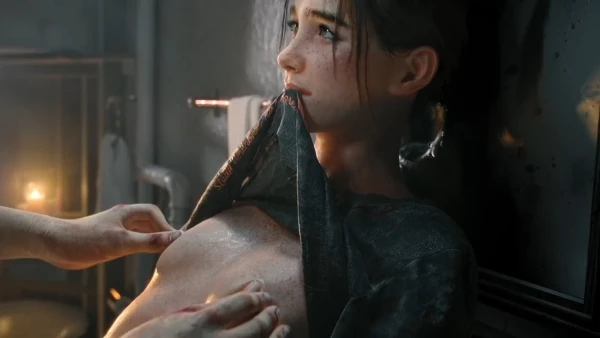 Первый секс Джесси и Элли и сразу кремпай внутрь... Джесси вытрахал Элли в первый раз и заполнил матку спермой!