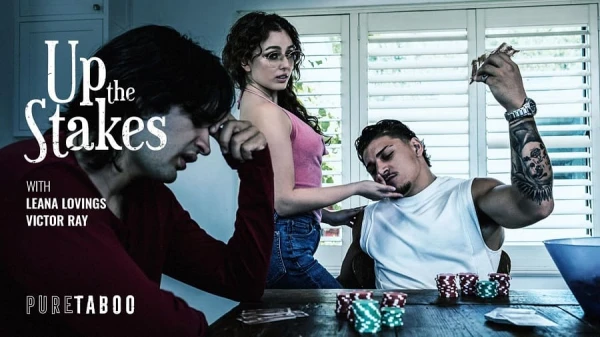 Проиграл девушку в покер — кореш выебал её на столе с кремпаем на сиськи перед лузером! (Порно Русский перевод)